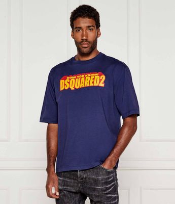 T-shirt męski Dsquared2 ze sklepu: Gomez Fashion Store w kategorii: T-shirty męskie - zdjęcie 874714-BD9-10338_DQ252M000033A89