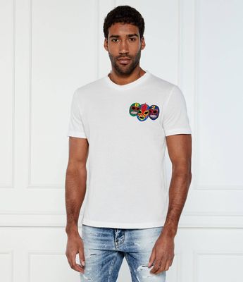 T-shirt męski młodzieżowy Dsquared2 ze sklepu: Gomez Fashion Store w kategorii: T-shirty męskie - zdjęcie 874714-BD9-10338_DQ252M000034100