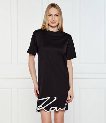 Sukienka casualowa prosta Karl Lagerfeld ze sklepu: Gomez Fashion Store w kategorii: Sukienki - zdjęcie 874714-BD9-10338_KL252W000032666