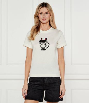 Karl Lagerfeld - Bluzka damska młodzieżowa ze sklepu: Gomez Fashion Store w kategorii: Bluzki damskie - zdjęcie 874714-BD9-10338_KL252W000035C48
