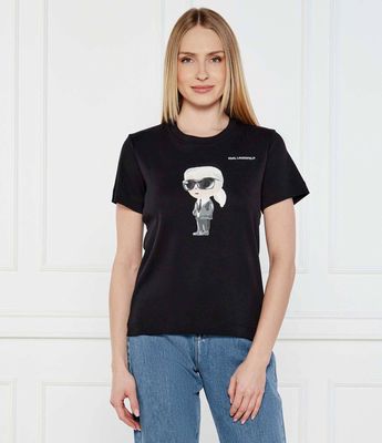 Bluzka damska na wiosnę Karl Lagerfeld ze sklepu: Gomez Fashion Store w kategorii: Bluzki damskie - zdjęcie 874714-BD9-10338_KL252W000036666