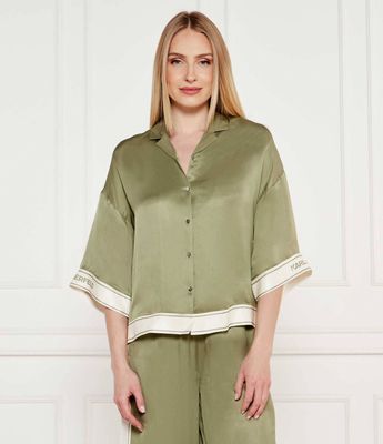 Koszula damska casual Karl Lagerfeld ze sklepu: Gomez Fashion Store w kategorii: Koszule damskie - zdjęcie 874714-BD9-10338_KL252W000044D24