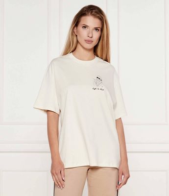 Bluzka damska casualowa Karl Lagerfeld ze sklepu: Gomez Fashion Store w kategorii: Bluzki damskie - zdjęcie 874714-BD9-10338_KL252W000052C48