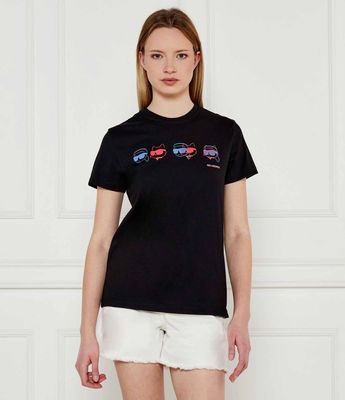 Bluzka damska młodzieżowa Karl Lagerfeld ze sklepu: Gomez Fashion Store w kategorii: Bluzki damskie - zdjęcie 874714-BD9-10338_KL252W000055666
