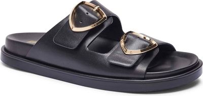 Klapki damskie na lato BLAUER ze sklepu: Gomez Fashion Store w kategorii: Klapki damskie - zdjęcie 874714-BD9-10338_BF252W000009001