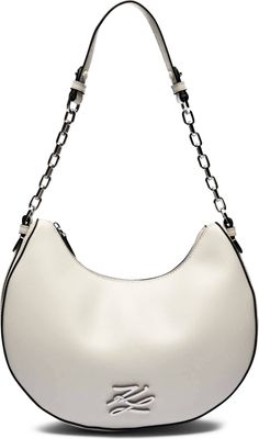 Torebka hobo elegancki Karl Lagerfeld ze sklepu: Gomez Fashion Store w kategorii: Torebki hobo - zdjęcie 874714-BD9-10338_KL252W000082D29