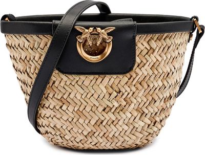 Torba letnia na wakacje Pinko ze sklepu: Gomez Fashion Store w kategorii: Torby letnie - zdjęcie 874714-BD9-10338_PI252W000085582