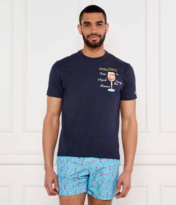 T-shirt męski ST.Barth ze sklepu: Gomez Fashion Store w kategorii: T-shirty męskie - zdjęcie 874714-BD9-10338_SB252M000001202