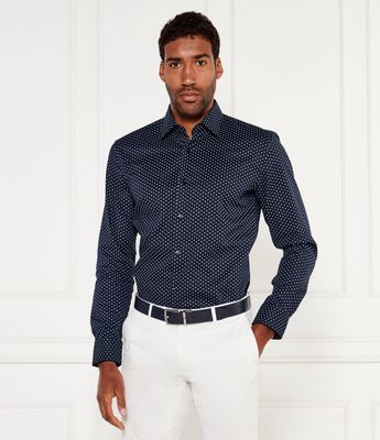 Koszula męska jesienna BOSS BLACK ze sklepu: Gomez Fashion Store w kategorii: Koszule męskie - zdjęcie 874714-BD9-10338_BB254M000027404