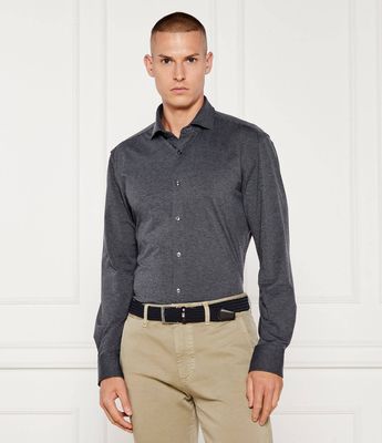 Koszula męska na lato BOSS BLACK ze sklepu: Gomez Fashion Store w kategorii: Koszule męskie - zdjęcie 874714-BD9-10338_BB254M000033410