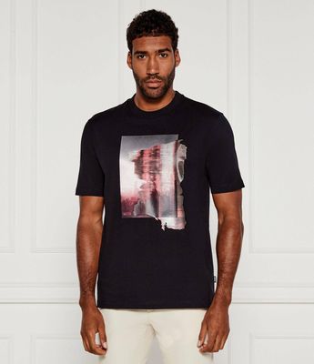 T-shirt męski BOSS BLACK ze sklepu: Gomez Fashion Store w kategorii: T-shirty męskie - zdjęcie 874714-BD9-10338_BB254M000073001