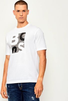 BOSS BLACK - T-shirt męski ze sklepu: Gomez Fashion Store w kategorii: T-shirty męskie - zdjęcie 874714-BD9-10338_BB254M000082100