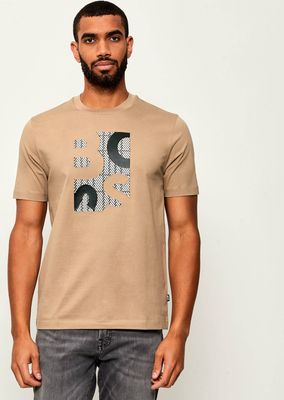 T-shirt męski na wiosnę BOSS BLACK ze sklepu: Gomez Fashion Store w kategorii: T-shirty męskie - zdjęcie 874714-BD9-10338_BB254M000082260