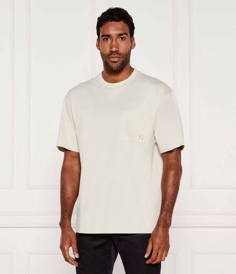 T-shirt męski na wiosnę BOSS BLACK ze sklepu: Gomez Fashion Store w kategorii: T-shirty męskie - zdjęcie 874714-BD9-10338_BB254M000086131