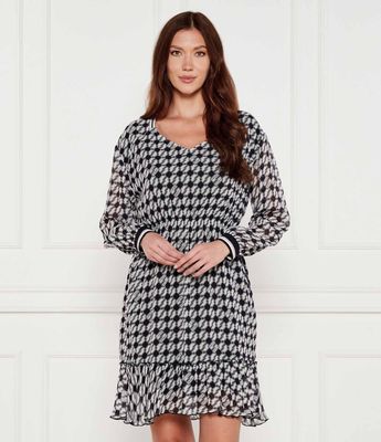 Sukienka trapezowa Marc Cain ze sklepu: Gomez Fashion Store w kategorii: Sukienki - zdjęcie 874714-BD9-10338_CR254W000006394