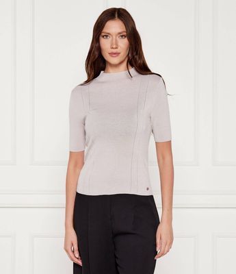 Sweter damski zimowy Marc Cain ze sklepu: Gomez Fashion Store w kategorii: Swetry damskie - zdjęcie 874714-BD9-10338_CR254W000058702