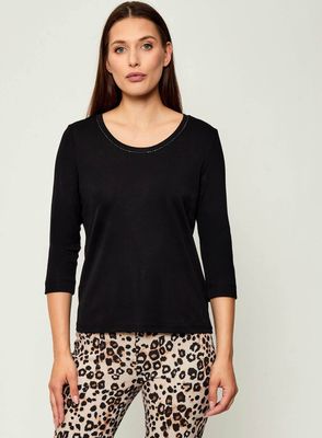 Bluzka damska casual Marc Cain ze sklepu: Gomez Fashion Store w kategorii: Bluzki damskie - zdjęcie 874714-BD9-10338_CR254W000069900
