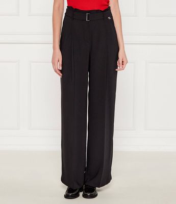 Spodnie damskie retro Marc Cain ze sklepu: Gomez Fashion Store w kategorii: Spodnie damskie - zdjęcie 874714-BD9-10338_CR254W000102900