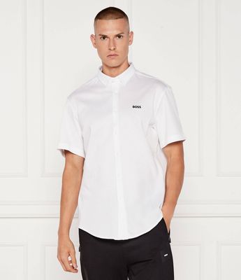 BOSS GREEN - Koszula męska z klasycznym kołnierzykiem ze sklepu: Gomez Fashion Store w kategorii: Koszule męskie - zdjęcie 874714-BD9-10338_BG254M000007100