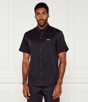 Koszula męska na lato BOSS GREEN ze sklepu: Gomez Fashion Store w kategorii: Koszule męskie - zdjęcie 874714-BD9-10338_BG254M000007402