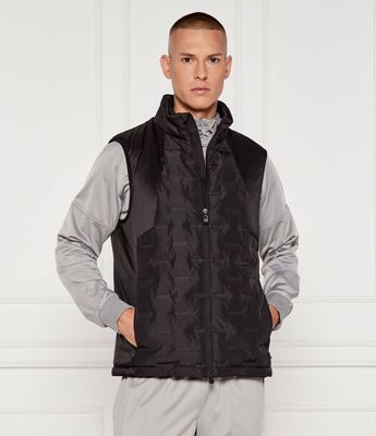Kamizelka męska casual na jesień BOSS GREEN ze sklepu: Gomez Fashion Store w kategorii: Kamizelki męskie - zdjęcie 874714-BD9-10338_BG254M000012001