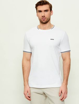 T-shirt męski letni na wiosnę BOSS GREEN ze sklepu: Gomez Fashion Store w kategorii: T-shirty męskie - zdjęcie 874714-BD9-10338_BG254M000022100
