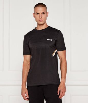 T-shirt męski casualowy BOSS GREEN ze sklepu: Gomez Fashion Store w kategorii: T-shirty męskie - zdjęcie 874714-BD9-10338_BG254M000032001