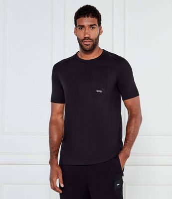 BOSS GREEN - T-shirt męski casualowy ze sklepu: Gomez Fashion Store w kategorii: T-shirty męskie - zdjęcie 874714-BD9-10338_BG254M000046001