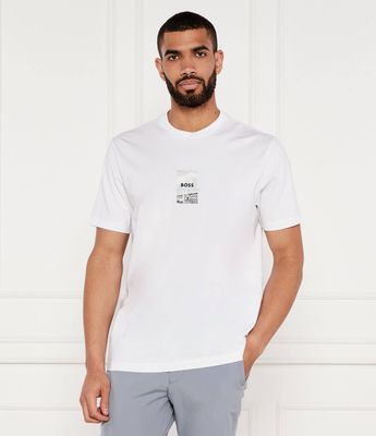 T-shirt męski wiosenny BOSS GREEN ze sklepu: Gomez Fashion Store w kategorii: T-shirty męskie - zdjęcie 874714-BD9-10338_BG254M000054100