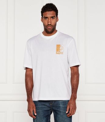 T-shirt męski Hugo Blue ze sklepu: Gomez Fashion Store w kategorii: T-shirty męskie - zdjęcie 874714-BD9-10338_BJ254M000014100