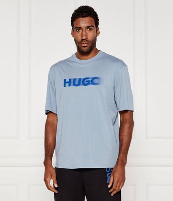 T-shirt męski młodzieżowy Hugo Blue ze sklepu: Gomez Fashion Store w kategorii: T-shirty męskie - zdjęcie 874714-BD9-10338_BJ254M000016458