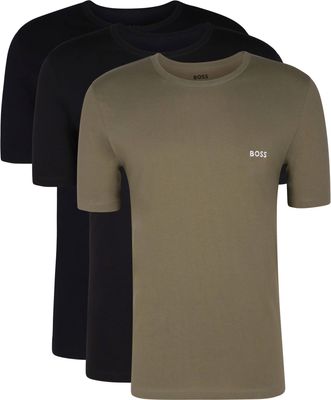 BOSS BLACK - T-shirt męski ze sklepu: Gomez Fashion Store w kategorii: T-shirty męskie - zdjęcie 874714-BD9-10338_BW254M000009983