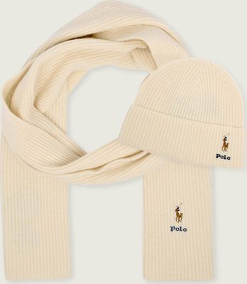 Czapka zimowa damska Polo Ralph Lauren ze sklepu: Gomez Fashion Store w kategorii: Czapki zimowe damskie - zdjęcie 874714-BD9-10338_PR254W000013FH4