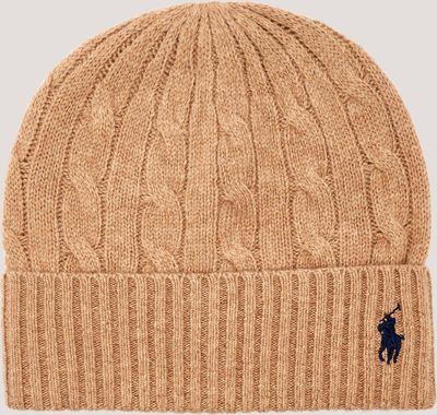 Czapka zimowa damska Polo Ralph Lauren ze sklepu: Gomez Fashion Store w kategorii: Czapki zimowe damskie - zdjęcie 874714-BD9-10338_PR254W000016S45