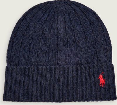 Czapka zimowa damska Polo Ralph Lauren ze sklepu: Gomez Fashion Store w kategorii: Czapki zimowe damskie - zdjęcie 874714-BD9-10338_PR254W000016K79