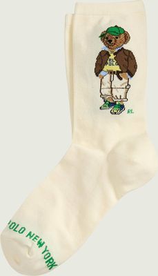 Polo Ralph Lauren - Skarpetki damskie w nadruki ze sklepu: Gomez Fashion Store w kategorii: Skarpetki damskie - zdjęcie 874714-BD9-10338_PR254W000017S16