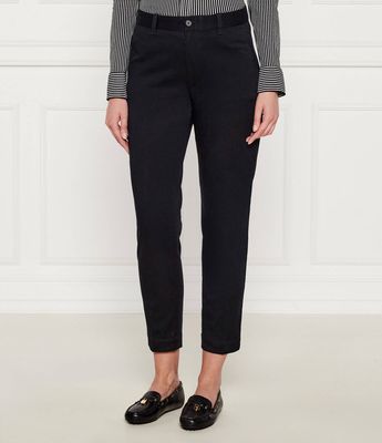 Spodnie damskie na jesień Polo Ralph Lauren ze sklepu: Gomez Fashion Store w kategorii: Spodnie damskie - zdjęcie 874714-BD9-10338_PR254W000022E40