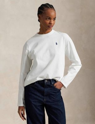 Bluzka damska Polo Ralph Lauren ze sklepu: Gomez Fashion Store w kategorii: Bluzki damskie - zdjęcie 874714-BD9-10338_PR254W000033B62