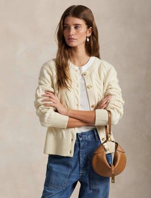 Sweter damski Polo Ralph Lauren ze sklepu: Gomez Fashion Store w kategorii: Swetry damskie - zdjęcie 874714-BD9-10338_PR254W000055IU8
