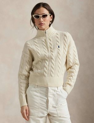 Sweter damski na zimę Polo Ralph Lauren ze sklepu: Gomez Fashion Store w kategorii: Swetry damskie - zdjęcie 874714-BD9-10338_PR254W000060IW3