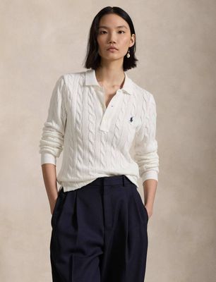 Polo Ralph Lauren - Sweter damski ze sklepu: Gomez Fashion Store w kategorii: Swetry damskie - zdjęcie 874714-BD9-10338_PR254W000083F22