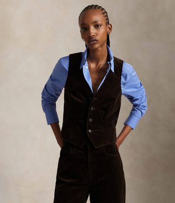 Kamizelka damska na jesień Polo Ralph Lauren ze sklepu: Gomez Fashion Store w kategorii: Kamizelki damskie - zdjęcie 874714-BD9-10338_PR254W000088D63