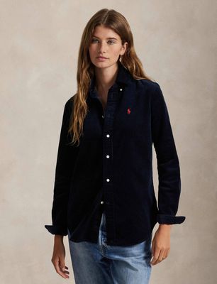 Koszula damska na jesień casualowa Polo Ralph Lauren ze sklepu: Gomez Fashion Store w kategorii: Koszule damskie - zdjęcie 874714-BD9-10338_PR254W000036742