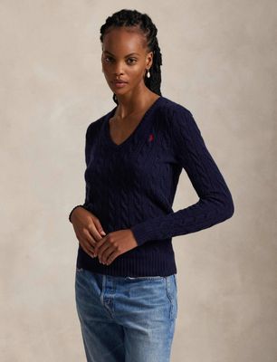 Polo Ralph Lauren - Sweter damski ze sklepu: Gomez Fashion Store w kategorii: Swetry damskie - zdjęcie 874714-BD9-10338_PR254W000094E90