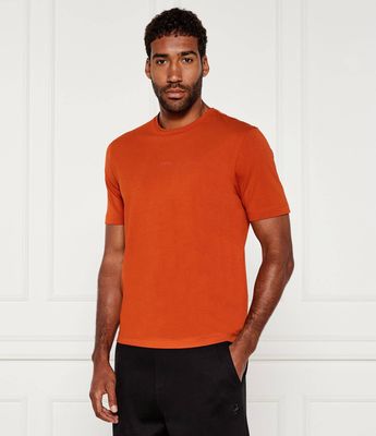 T-shirt męski wiosenny BOSS ORANGE ze sklepu: Gomez Fashion Store w kategorii: T-shirty męskie - zdjęcie 874714-BD9-10338_BO254M000027842