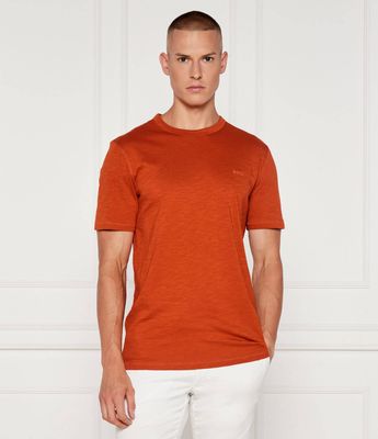 T-shirt męski casual BOSS ORANGE ze sklepu: Gomez Fashion Store w kategorii: T-shirty męskie - zdjęcie 874714-BD9-10338_BO254M000033842