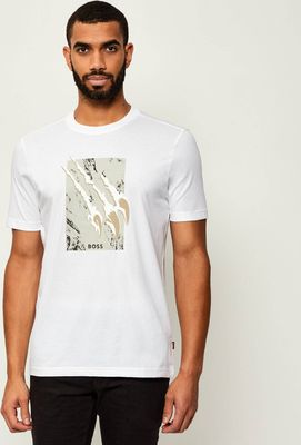 T-shirt męski BOSS ORANGE ze sklepu: Gomez Fashion Store w kategorii: T-shirty męskie - zdjęcie 874714-BD9-10338_BO254M000045101