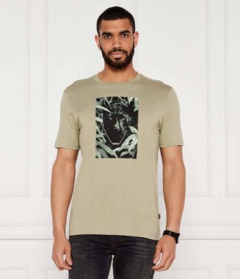 T-shirt męski BOSS ORANGE ze sklepu: Gomez Fashion Store w kategorii: T-shirty męskie - zdjęcie 874714-BD9-10338_BO254M000045370
