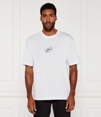 T-shirt męski młodzieżowy BOSS ORANGE ze sklepu: Gomez Fashion Store w kategorii: T-shirty męskie - zdjęcie 874714-BD9-10338_BO254M000046100