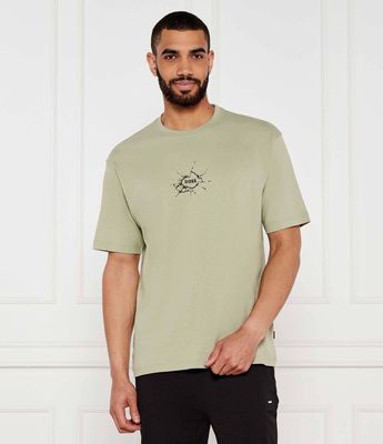 T-shirt męski na wiosnę BOSS ORANGE ze sklepu: Gomez Fashion Store w kategorii: T-shirty męskie - zdjęcie 874714-BD9-10338_BO254M000046370